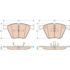 TRW Remblokkenset voor 3322938152260 on Productcaster.