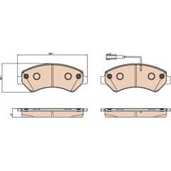 TRW Remblokkenset voor 3322938269685 on Productcaster.