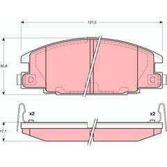 TRW Remblokkenset voor 3322937239207 on Productcaster.