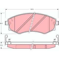 TRW Remblokkenset voor 3322937211432 on Productcaster.