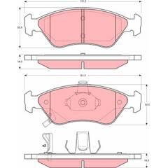 TRW Remblokkenset voor 3322937217809 on Productcaster.