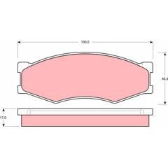 TRW Remblokkenset voor 3322936403180 on Productcaster.