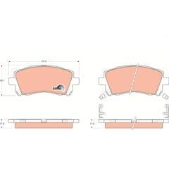 TRW Remblokkenset voor 3322937245024 on Productcaster.