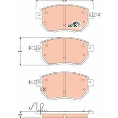 TRW Remblokkenset voor 3322937493234 on Productcaster.