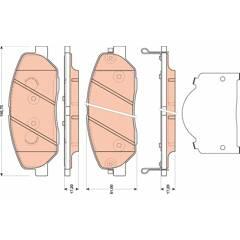 TRW Remblokkenset voor 3322937954988 on Productcaster.