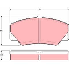 TRW Remblokkenset voor 3322936403494 on Productcaster.