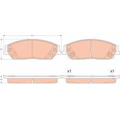 TRW Remblokkenset voor 3322938261498 on Productcaster.