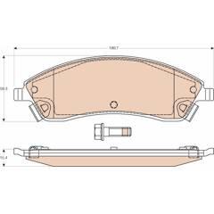 TRW Remblokkenset voor 3322938186197 on Productcaster.