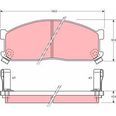 TRW Remblokkenset voor 3322936407379 on Productcaster.