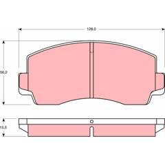 TRW Remblokkenset voor 3322936408284 on Productcaster.