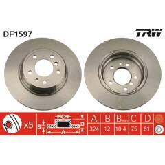 TRW Set van 2 remschijven 3322937076062 on Productcaster.