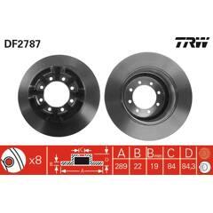 TRW Set van 2 remschijven 3322937184835 on Productcaster.