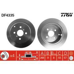 TRW Set van 2 remschijven 3322937402472 on Productcaster.