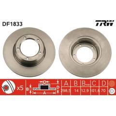 TRW Set van 2 remschijven 3322936183303 on Productcaster.