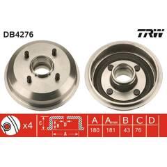 TRW Bremstrommel 3322937322459 on Productcaster.