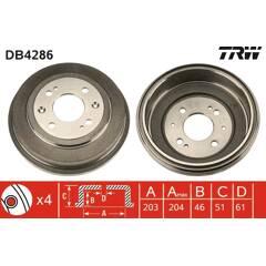 TRW Bremstrommel 3322937322558 on Productcaster.