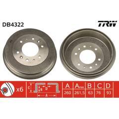 TRW Bremstrommel 3322937392162 on Productcaster.