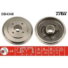 TRW Bremstrommel 3322937559978 on Productcaster.