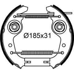 VALEO Bremsbackensatz 3276425549210 on Productcaster.