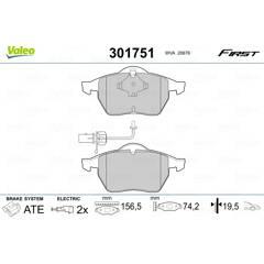 VALEO Bremsbeläge vorne 3276423017513 on Productcaster.