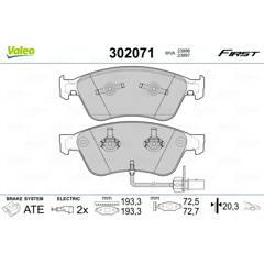 VALEO Bremsbeläge vorne 3276423020711 on Productcaster.