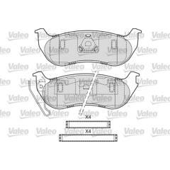 VALEO Bremsbelagsatz hinten 3276426016834 on Productcaster.