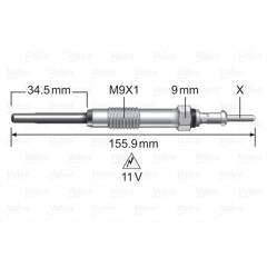 VALEO Gloeibougies (per stuk) 3276423452284 on Productcaster.