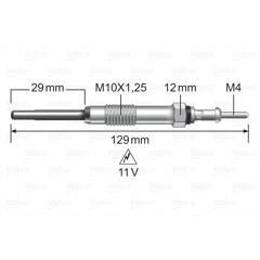 VALEO Glühkerze (pro Einheit) 3276423452321 on Productcaster.