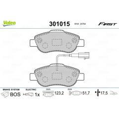 VALEO Remblokkenset voor 3276423010156 on Productcaster.