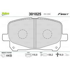 VALEO Remblokkenset voor 3276423010255 on Productcaster.