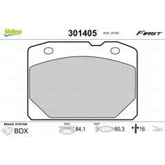 VALEO Remblokkenset voor 3276423014055 on Productcaster.