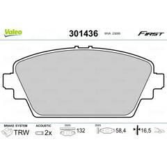 VALEO Remblokkenset voor 3276423014369 on Productcaster.