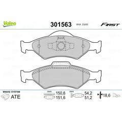 VALEO Remblokkenset voor 3276423015632 on Productcaster.