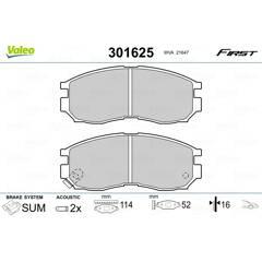 VALEO Remblokkenset voor 3276423016257 on Productcaster.