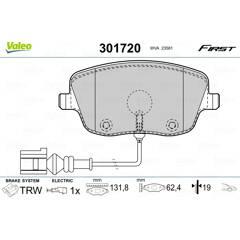 VALEO Remblokkenset voor 3276423017209 on Productcaster.