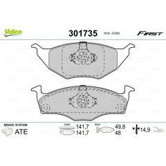 VALEO Remblokkenset voor 3276423017353 on Productcaster.