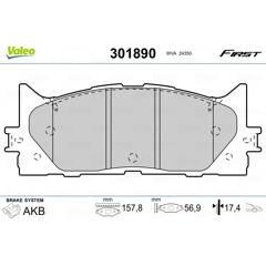 VALEO Remblokkenset voor 3276423018909 on Productcaster.