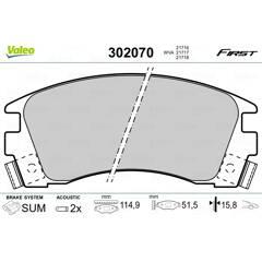 VALEO Remblokkenset voor 3276423020704 on Productcaster.