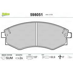 VALEO Remblokkenset voor 3276425980518 on Productcaster.