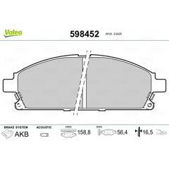 VALEO Remblokkenset voor 3276425984523 on Productcaster.