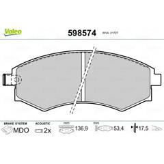 VALEO Remblokkenset voor 3276425985742 on Productcaster.