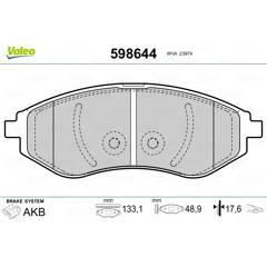 VALEO Remblokkenset voor 3276425986442 on Productcaster.