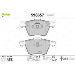 VALEO Remblokkenset voor 3276425986572 on Productcaster.