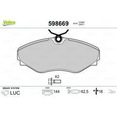 VALEO Remblokkenset voor 3276425986695 on Productcaster.