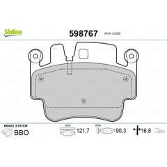 VALEO Remblokkenset voor 3276425987678 on Productcaster.