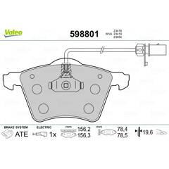 VALEO Remblokkenset voor 3276425988019 on Productcaster.