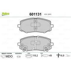 VALEO Remblokkenset voor 3276426011310 on Productcaster.