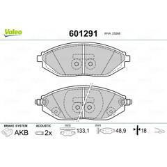 VALEO Remblokkenset voor 3276426012911 on Productcaster.