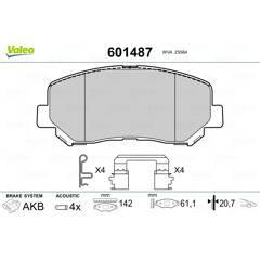 VALEO Remblokkenset voor 3276426014878 on Productcaster.