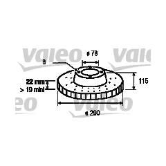 VALEO Set van 2 remschijven 3276421870615 on Productcaster.